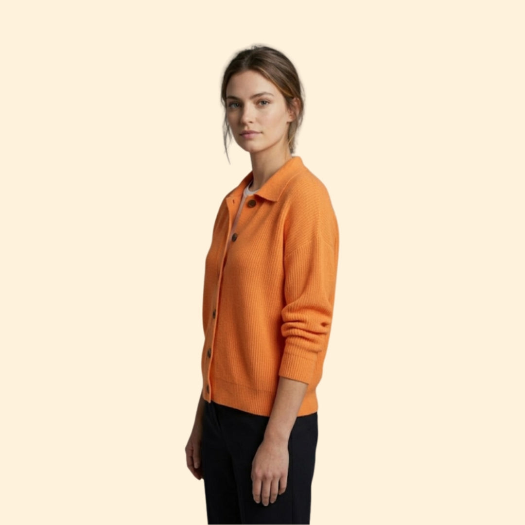 Women’s Collared Knit Cardigan