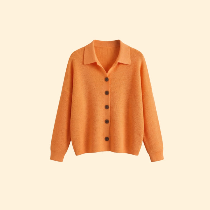 Women’s Collared Knit Cardigan