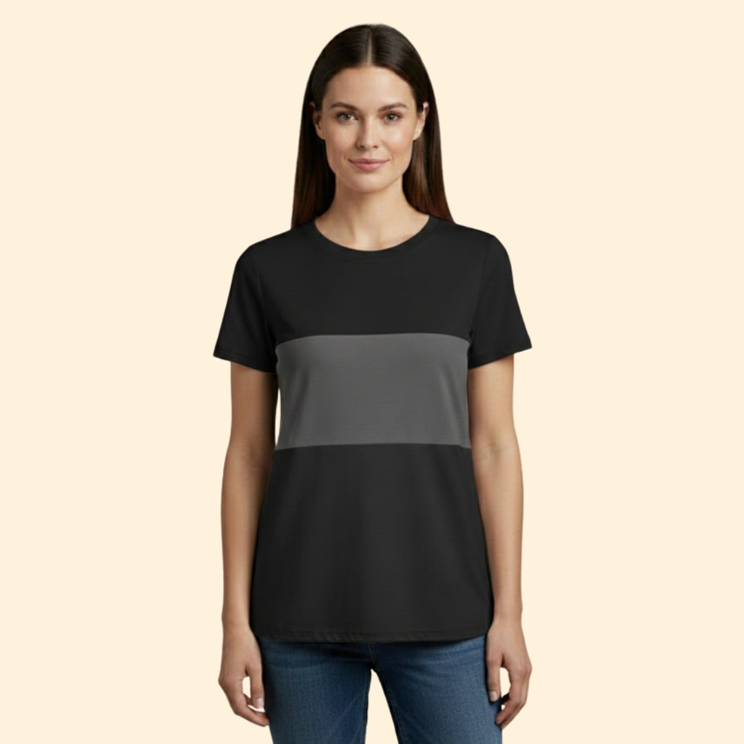 Women's Colorblock Casual Tee