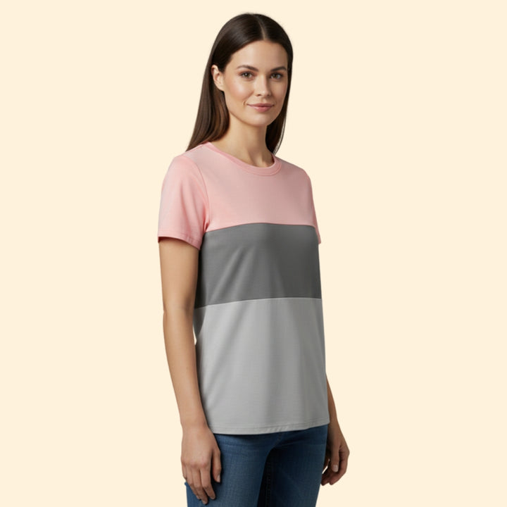 Women's Colorblock Casual Tee