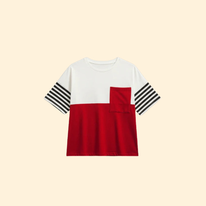 Women's Colorblock Pocket Tee