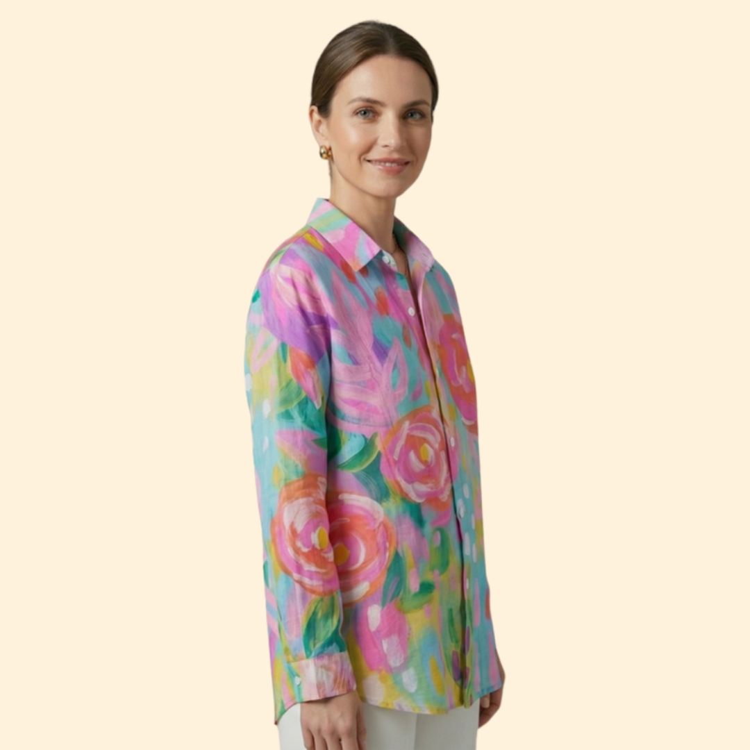 Women's Colorful Printed Shirt