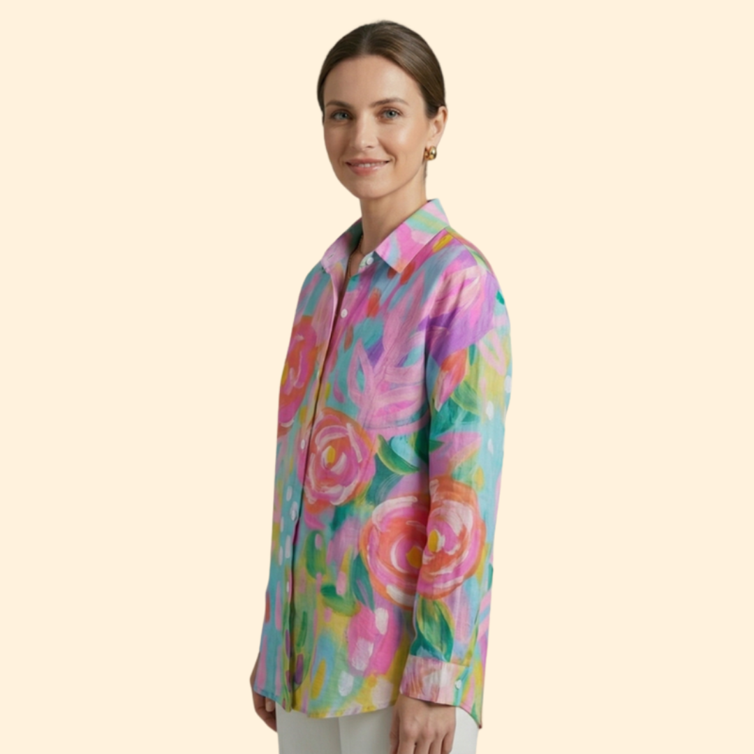 Women's Colorful Printed Shirt