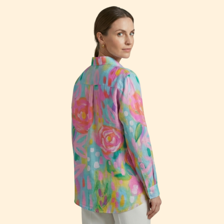 Women's Colorful Printed Shirt