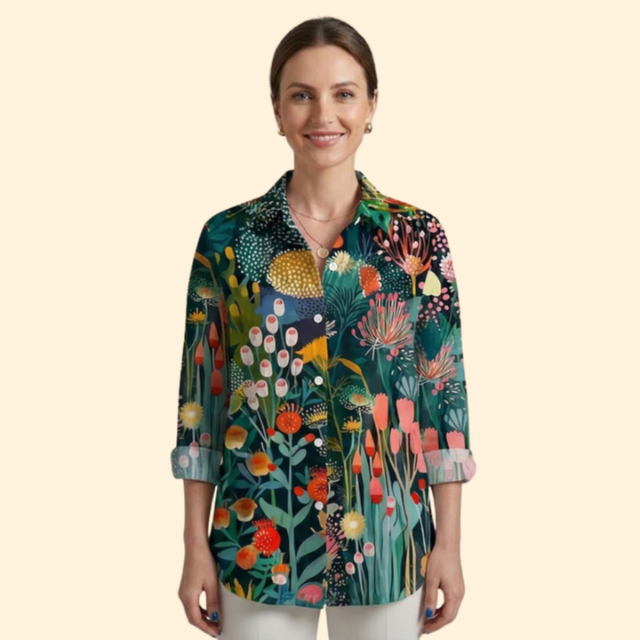 Women's Colorful Printed Shirt