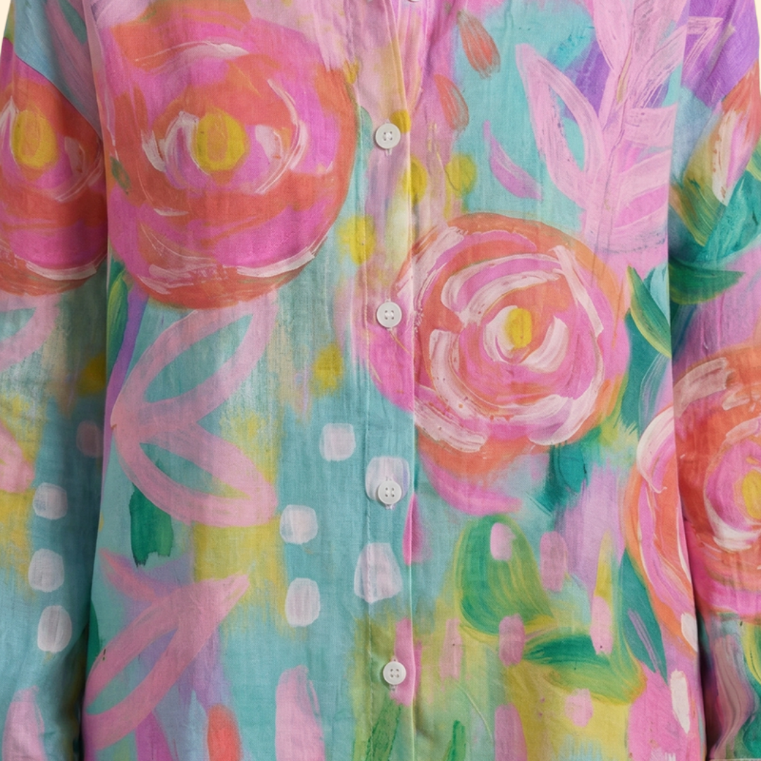 Women's Colorful Printed Shirt