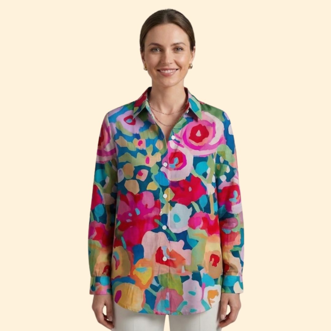 Women's Colorful Printed Shirt