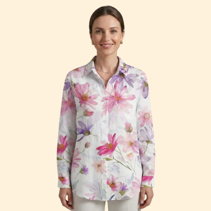 Women's Colorful Printed Shirt