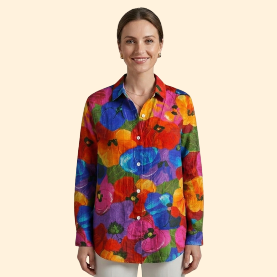 Women's Colorful Printed Shirt