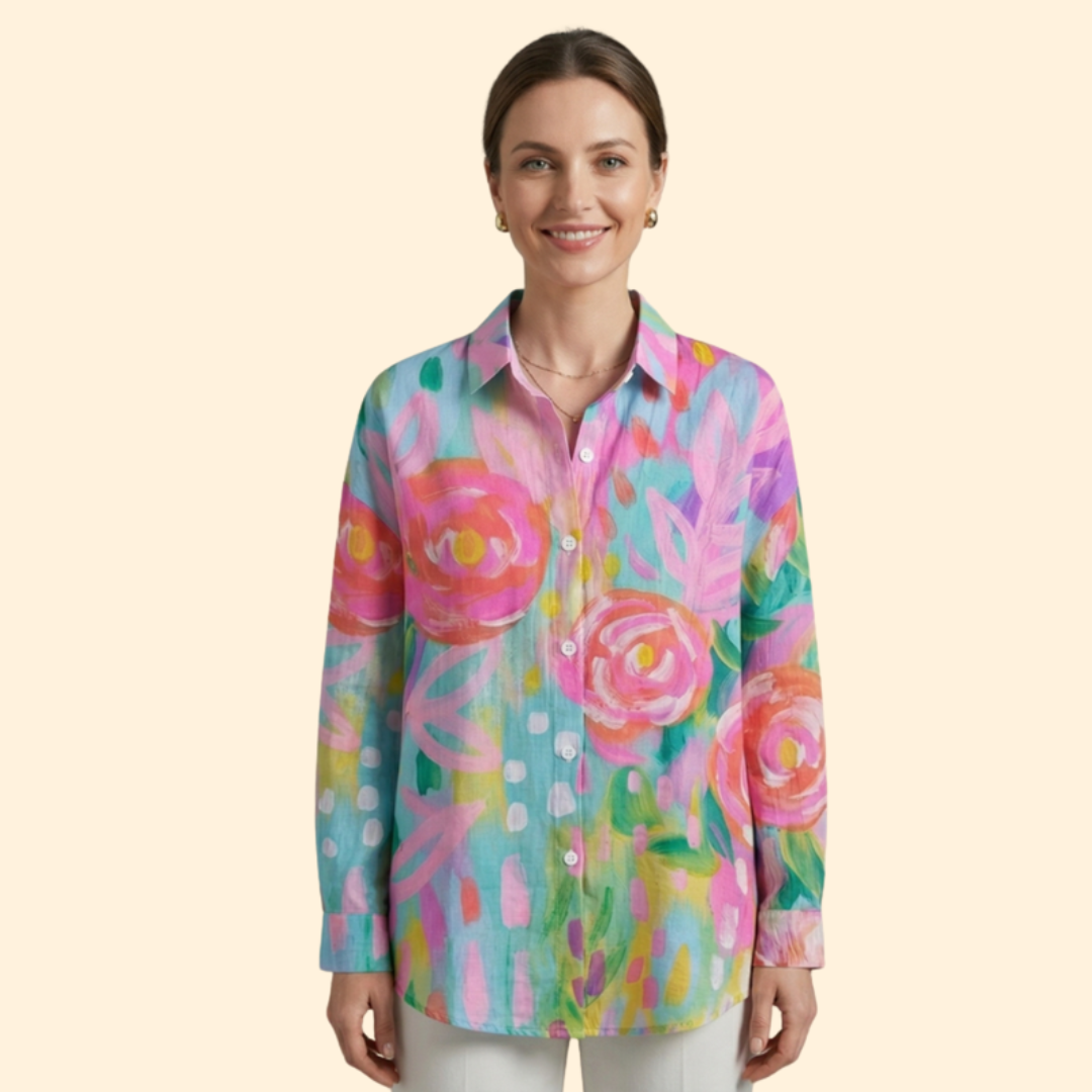 Women's Colorful Printed Shirt