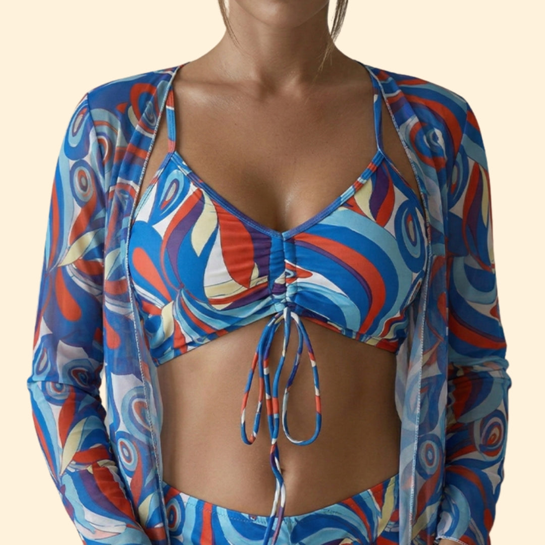 Women's Colorful Swimwear Set