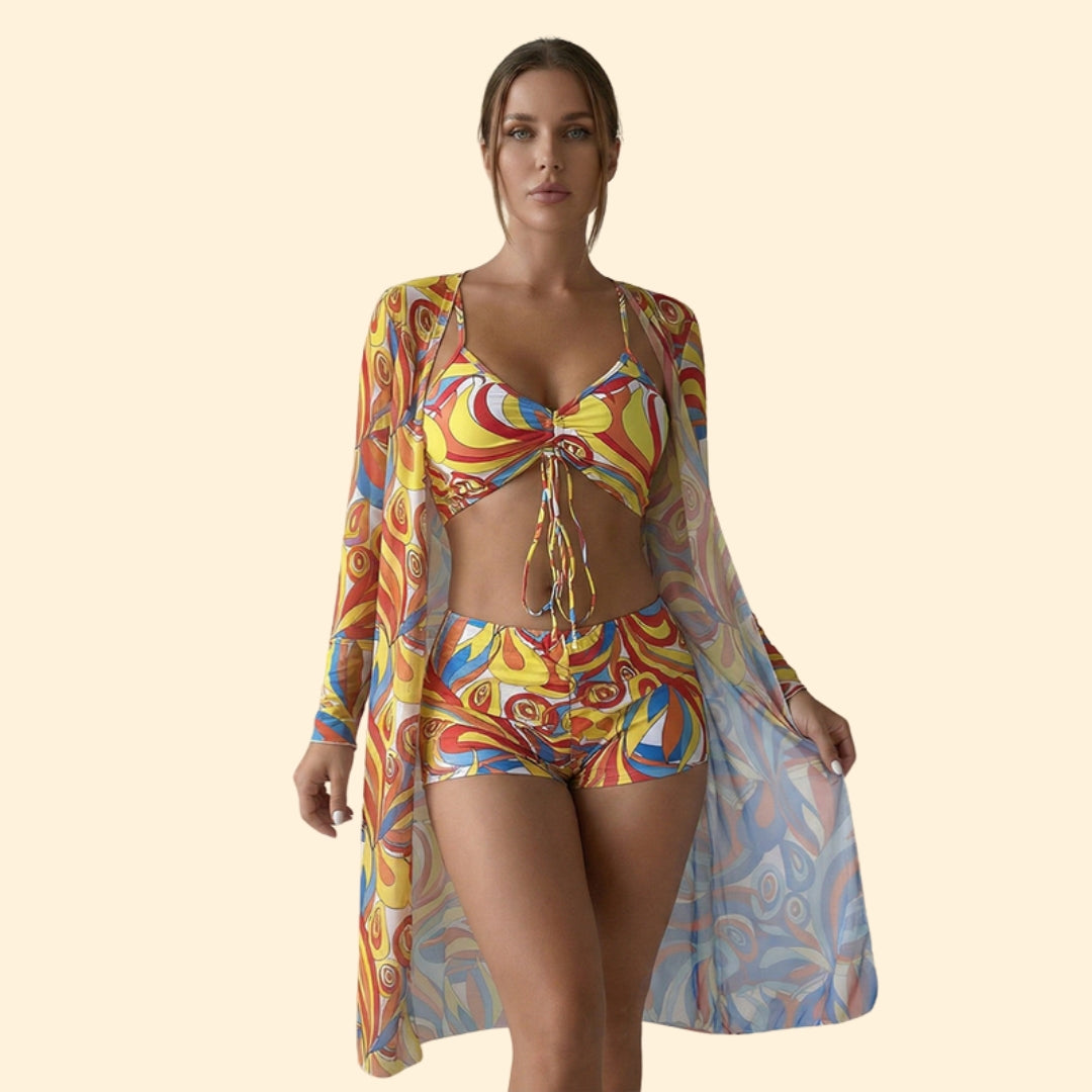 Women's Colorful Swimwear Set