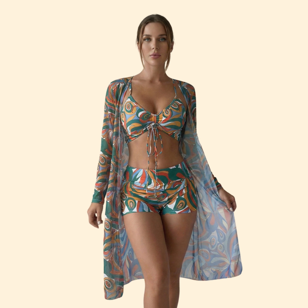 Women's Colorful Swimwear Set
