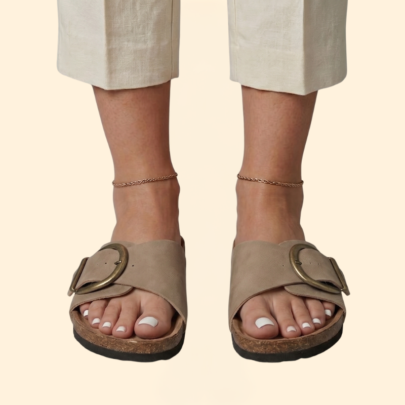 Women's Comfort Sandals with Rhinestones