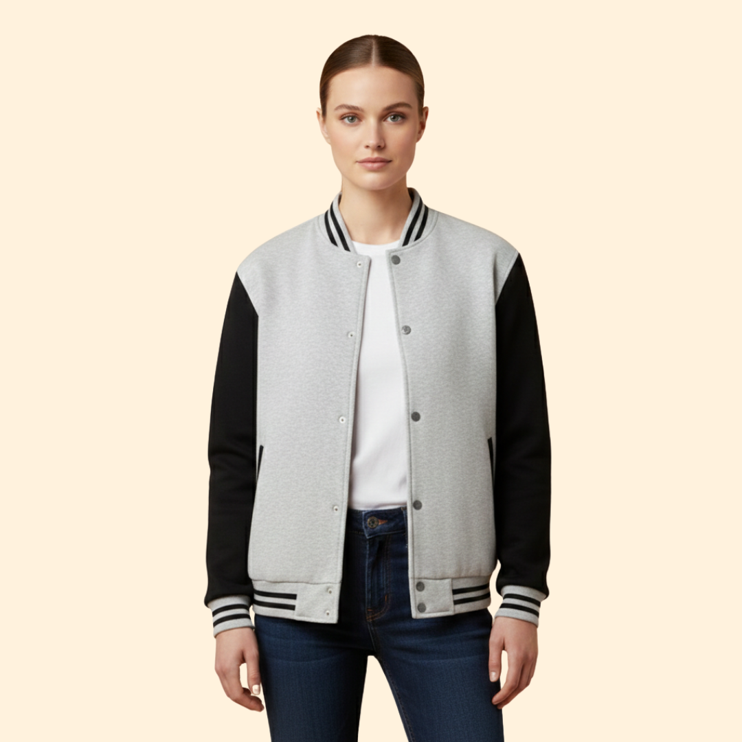 Women’s Contrast Bomber Jacket
