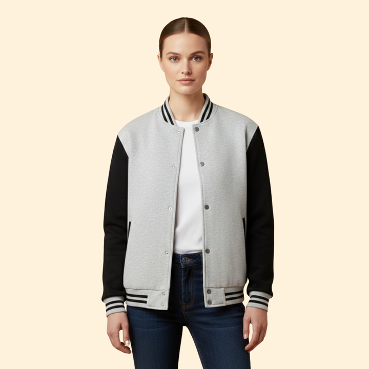 Women’s Contrast Bomber Jacket