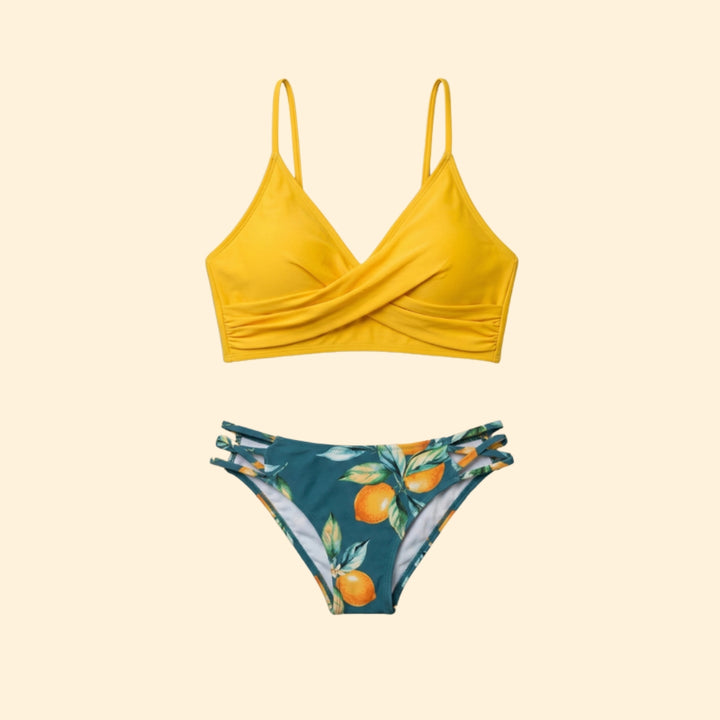 Women's Criss-Cross Back Bikini Set