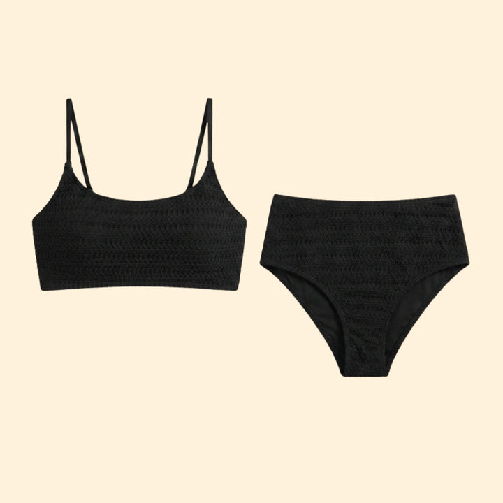 Women's Crochet High-Waist Bikini