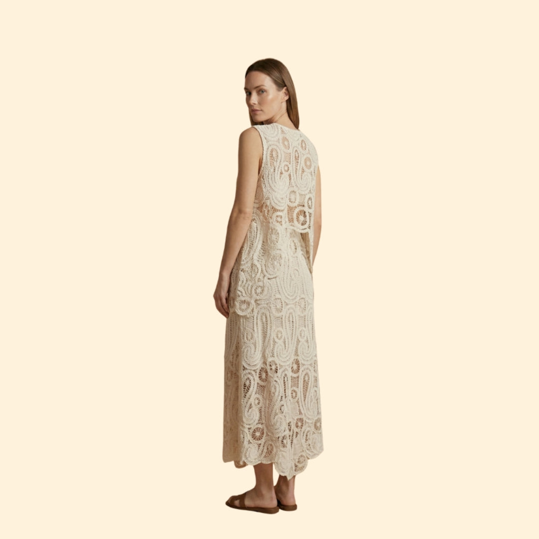 Women's Crochet Two-Piece Set