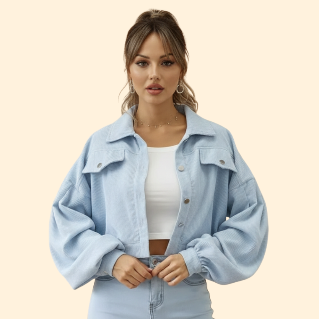 Women’s Cropped Bomber Jacket