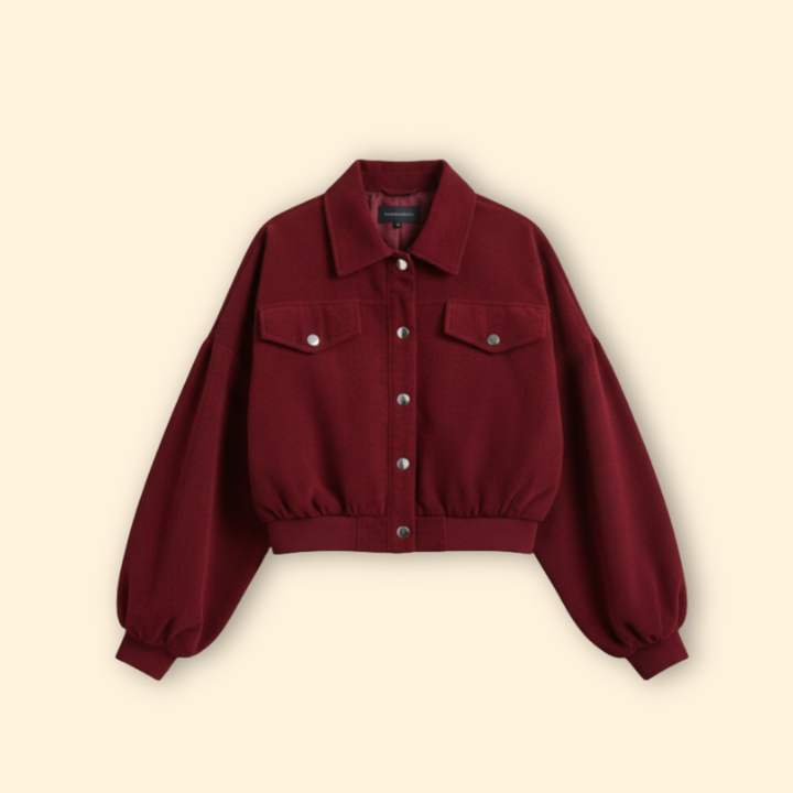 Women’s Cropped Bomber Jacket