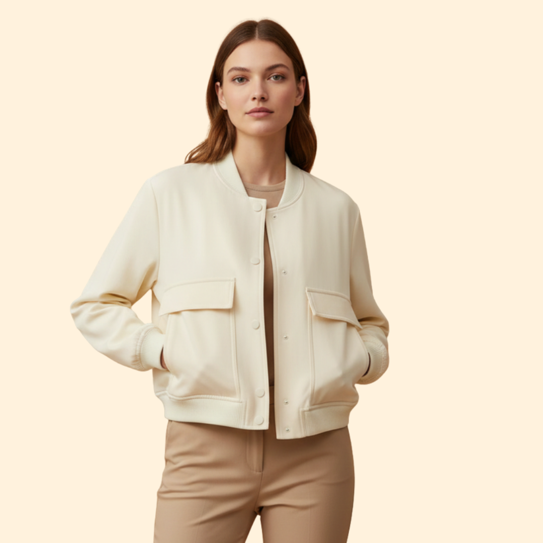Women’s Cropped Bomber Jacket