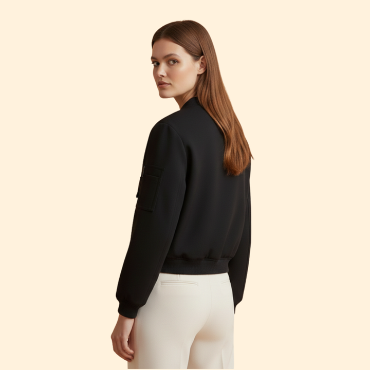 Women’s Cropped Bomber Jacket