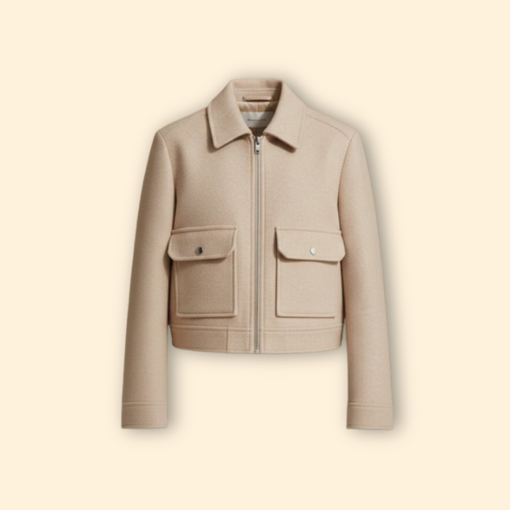 Women’s Cropped Bomber Jacket