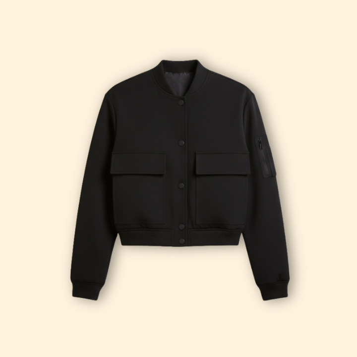 Women’s Cropped Bomber Jacket
