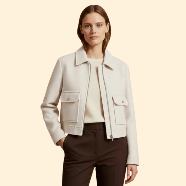 Women’s Cropped Bomber Jacket