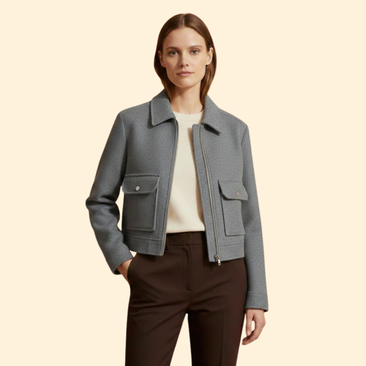 Women’s Cropped Bomber Jacket