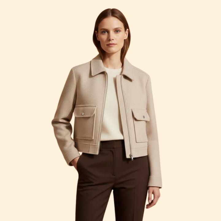 Women’s Cropped Bomber Jacket