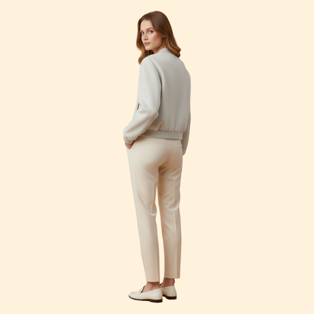 Women’s Cropped Bomber Jacket
