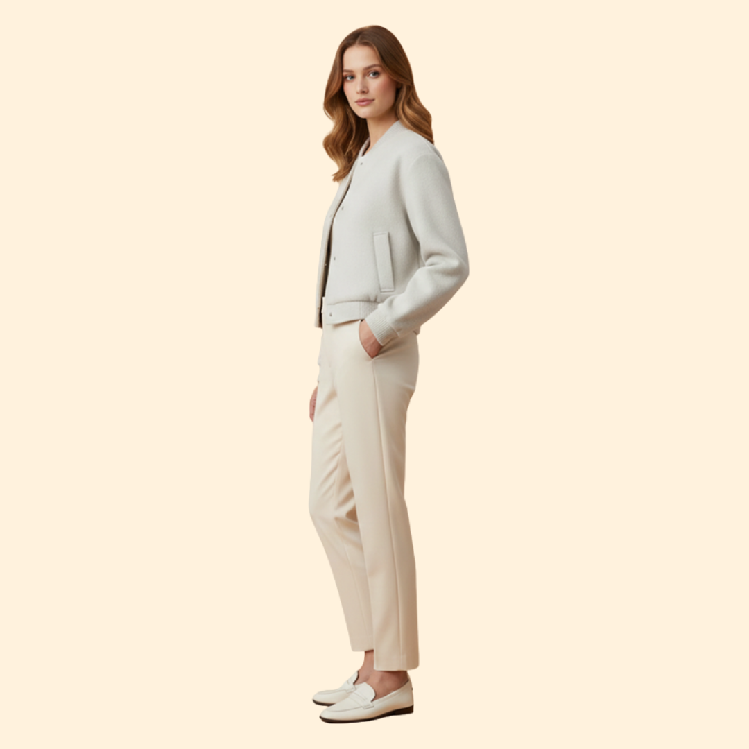 Women’s Cropped Bomber Jacket