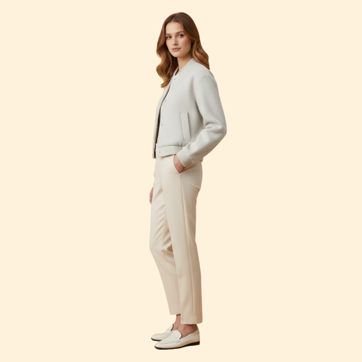 Women’s Cropped Bomber Jacket