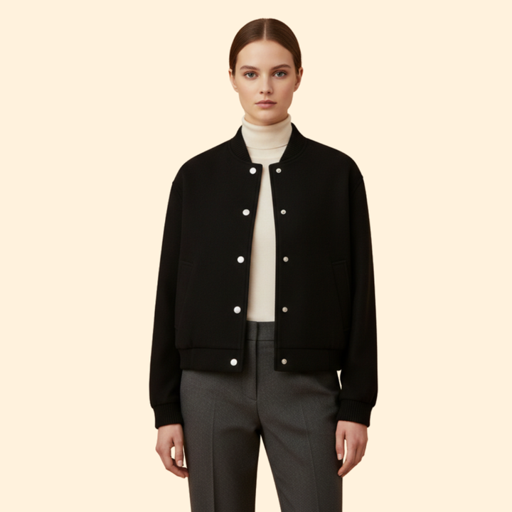 Women’s Cropped Bomber Jacket
