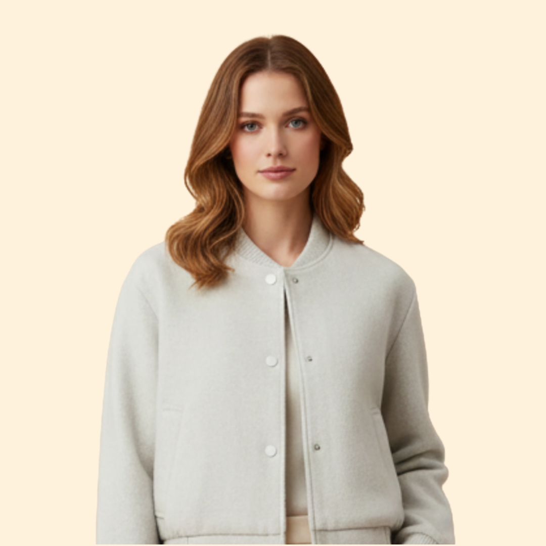 Women’s Cropped Bomber Jacket