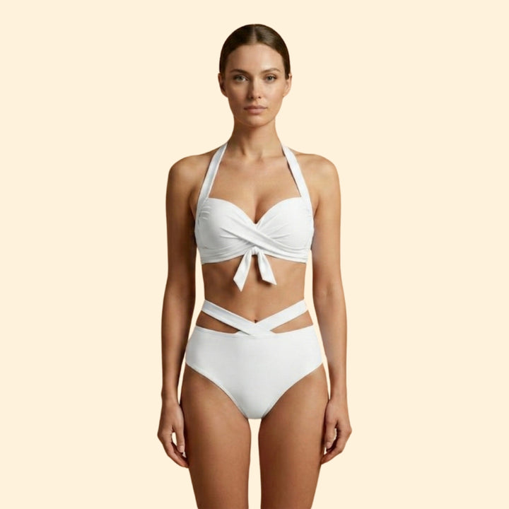 Women's Cross-Over Bikini Set