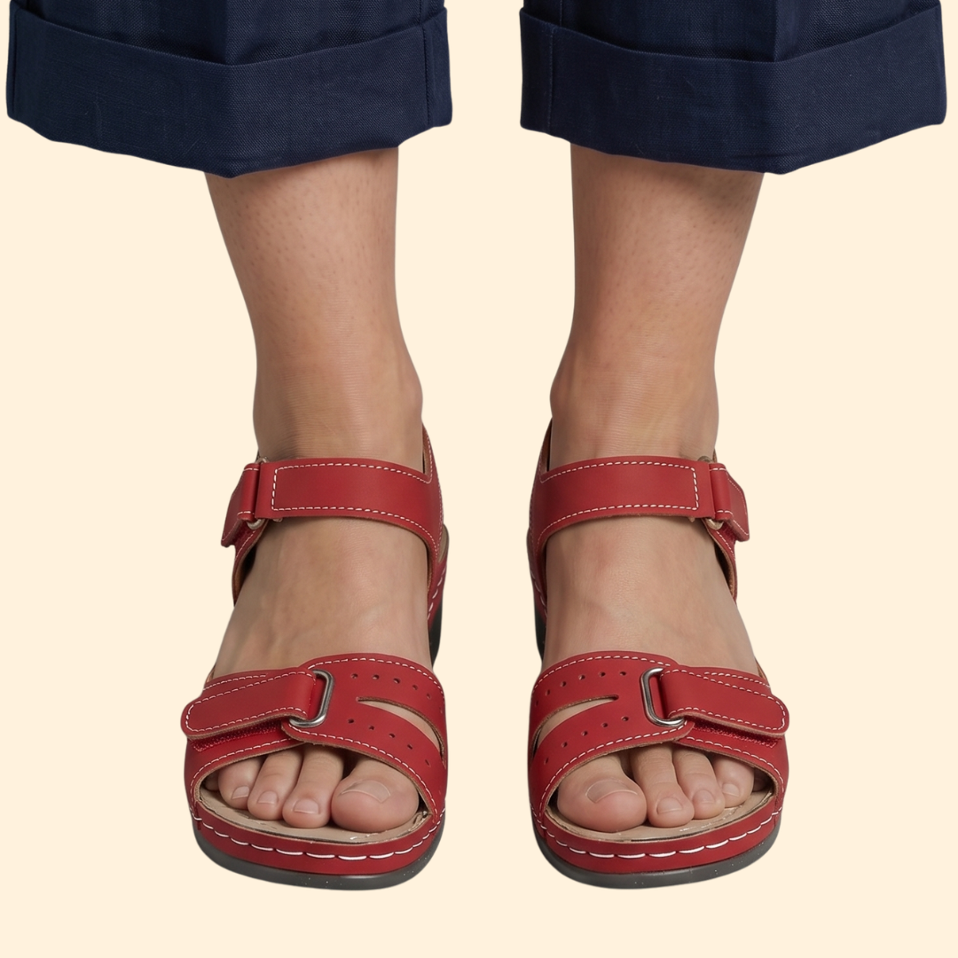 Women's Cushioned Platform Wedge Sandals