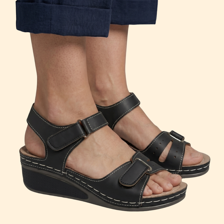Women's Cushioned Platform Wedge Sandals