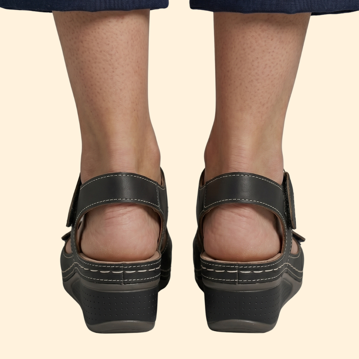 Women's Cushioned Platform Wedge Sandals