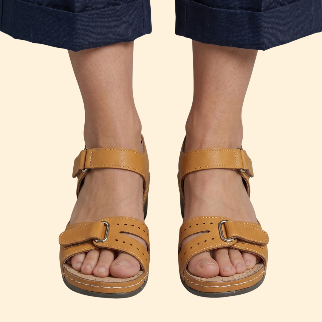 Women's Cushioned Platform Wedge Sandals