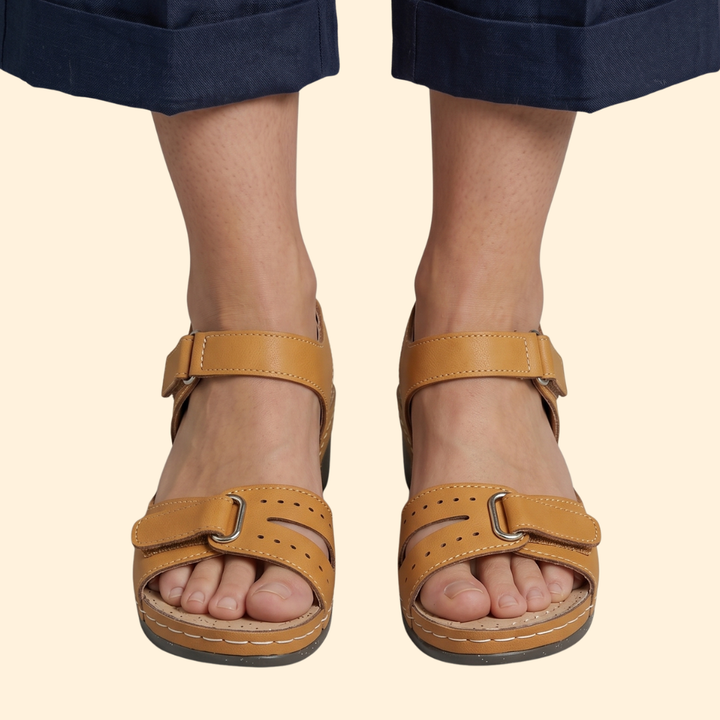 Women's Cushioned Platform Wedge Sandals