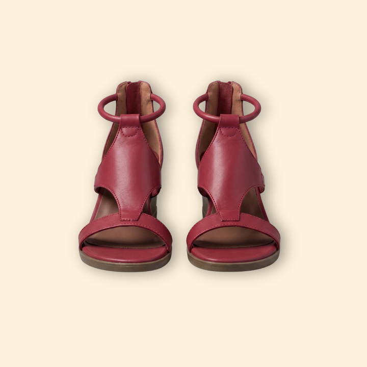 Women's Cushioned T-Strap Sandals
