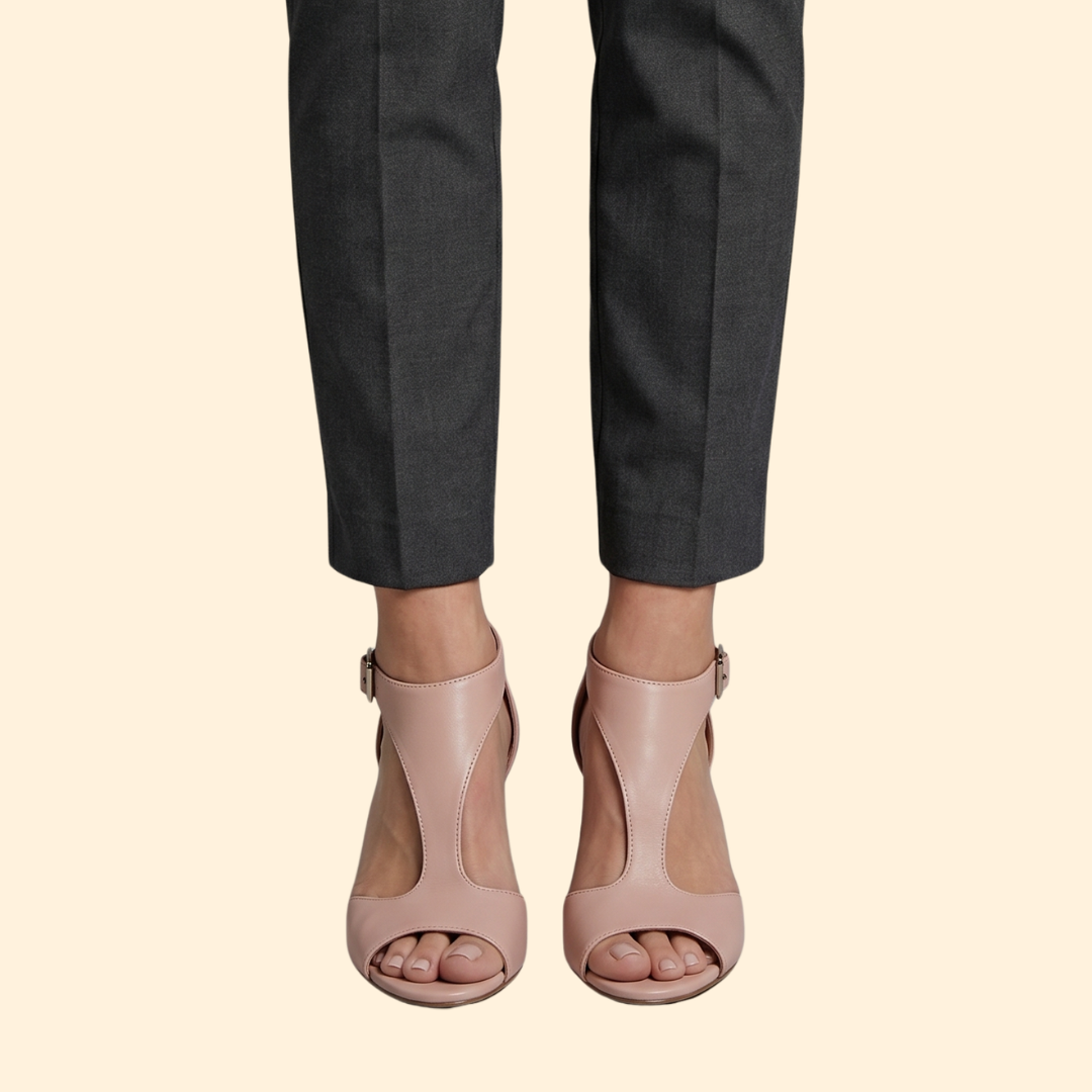 Women's Cutout Block Heel Sandals