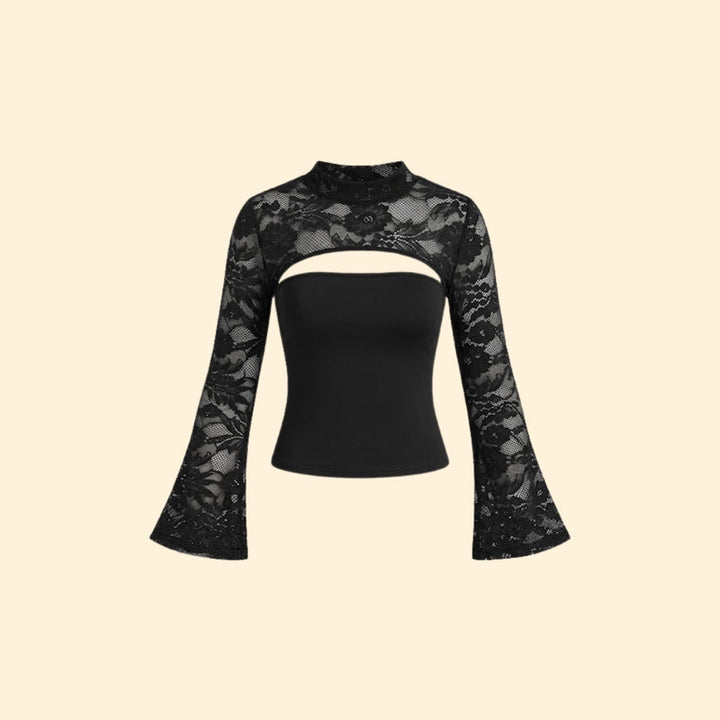 Women's Cutout Lace Top