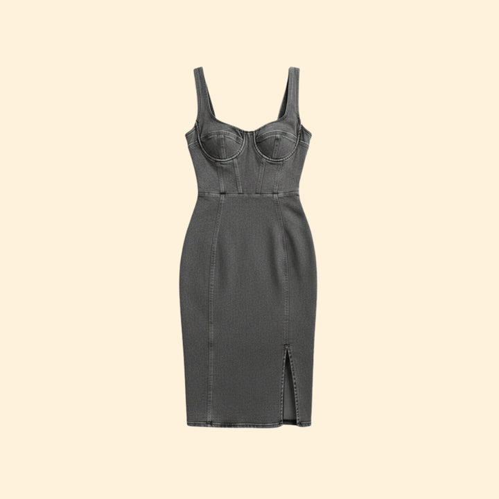 Women's Denim Bodycon Dress