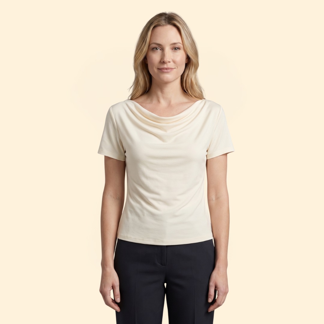 Women's Draped Neck Top