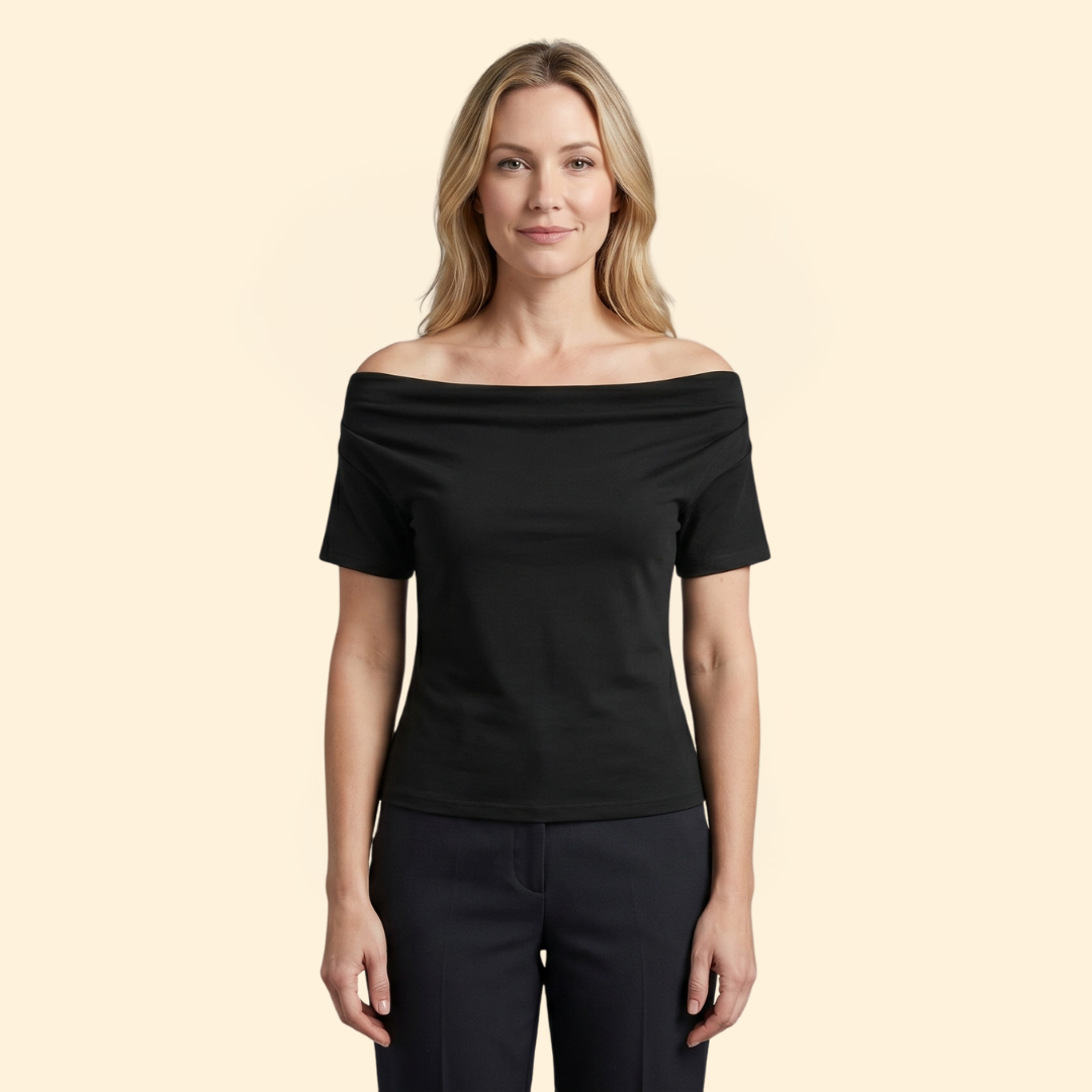 Women's Draped Neck Top