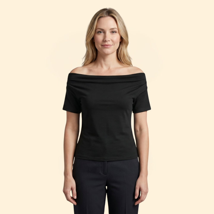 Women's Draped Neck Top